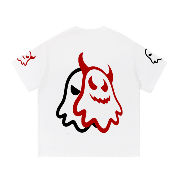 T-shirt Ghost Evil White