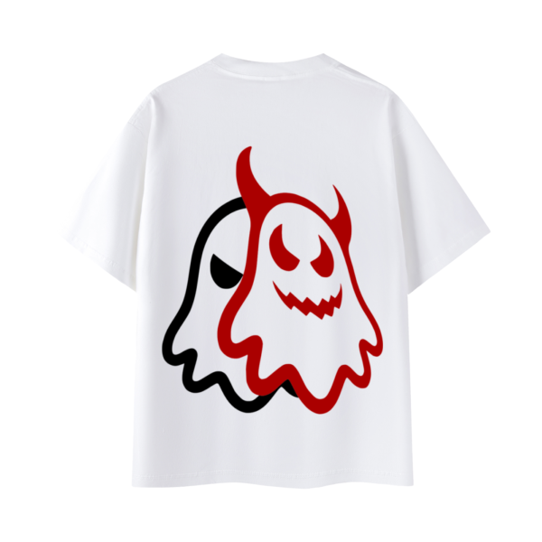 T-shirt Ghost Evil White