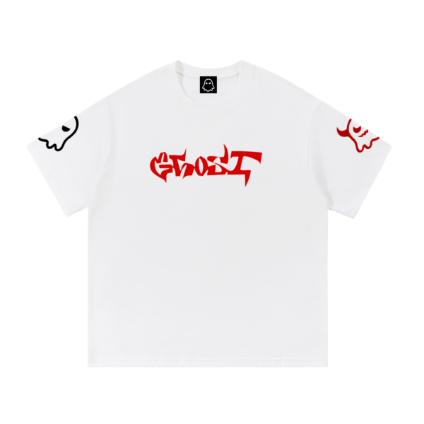 T-shirt Ghost Evil White