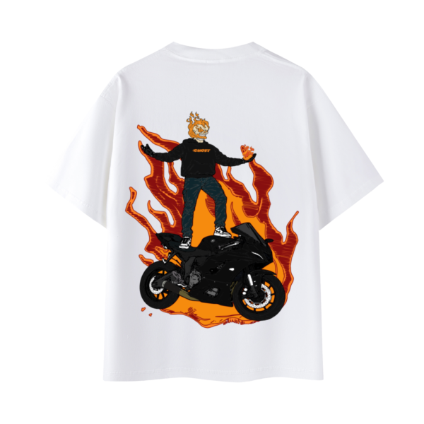 T-shirt Ghost Fire White Gallery 01 T-shirt Ghost Fire White