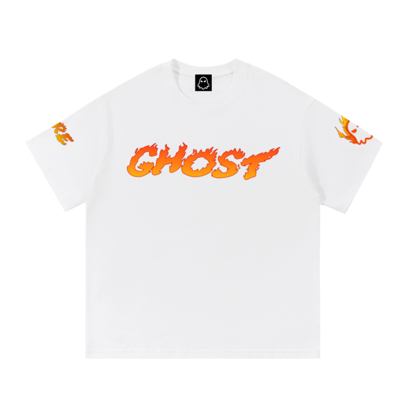 T-shirt Ghost Fire White Gallery T-shirt Ghost Fire White