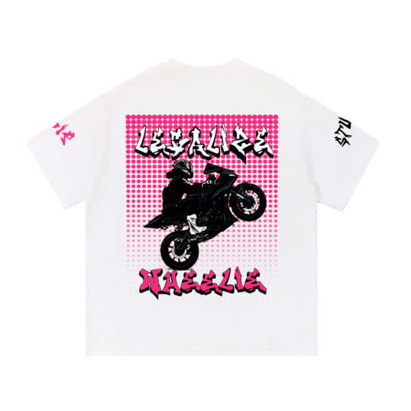 T-shirt Legalize Wheelie White T-shirt Legalize Wheelie White